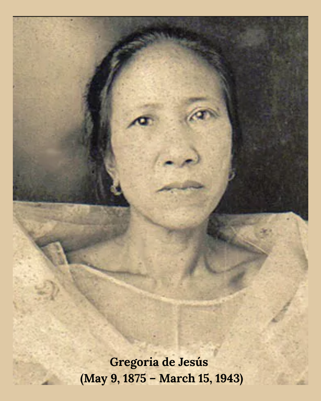 Gregoria de Jesus – Constantino Foundation